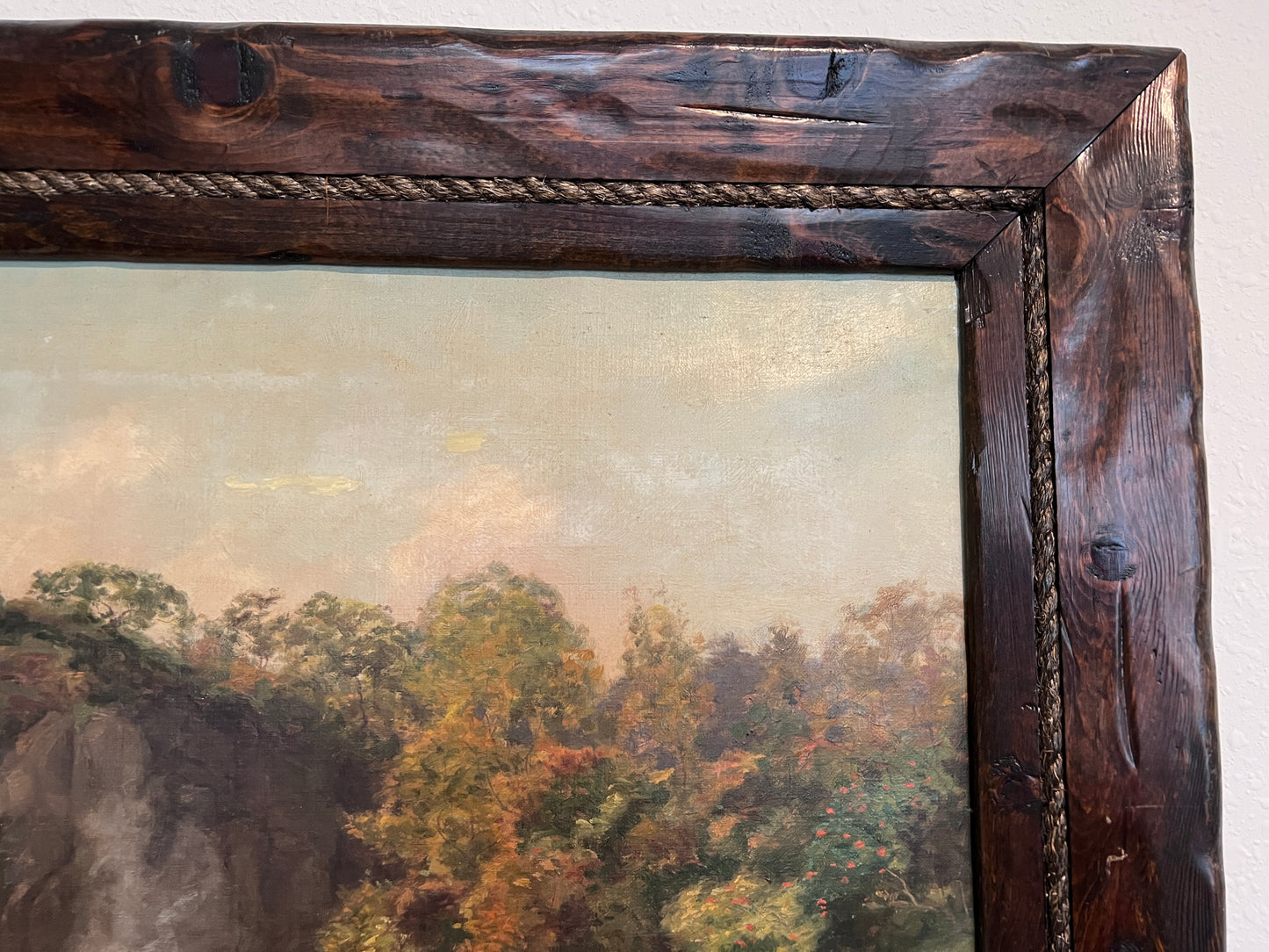 William Dalglish (United Kingdom 1860-1909) Antique 19c. O/C painting Landscape