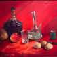 Listed French Artist Georges de Marco 1906-1990 Oil canvas painting Still Life