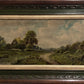 Edwin Cole (British 1868–1935) Antique 19c. Oil painting on canvas, Landscape