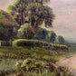 Edwin Cole (British 1868–1935) Antique 19c. Oil painting on canvas, Landscape