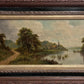 Edwin Cole (British 1868–1935) Antique 19c. Oil painting on canvas, Landscape