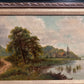 Edwin Cole (British 1868–1935) Antique 19c. Oil painting on canvas, Landscape