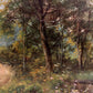 Edwin Cole (British 1868–1935) Antique 19c. Oil painting on canvas, Landscape