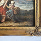 1899 Irma Vauthier Antique Oil Painting European Genre Scene by Gilt Frame