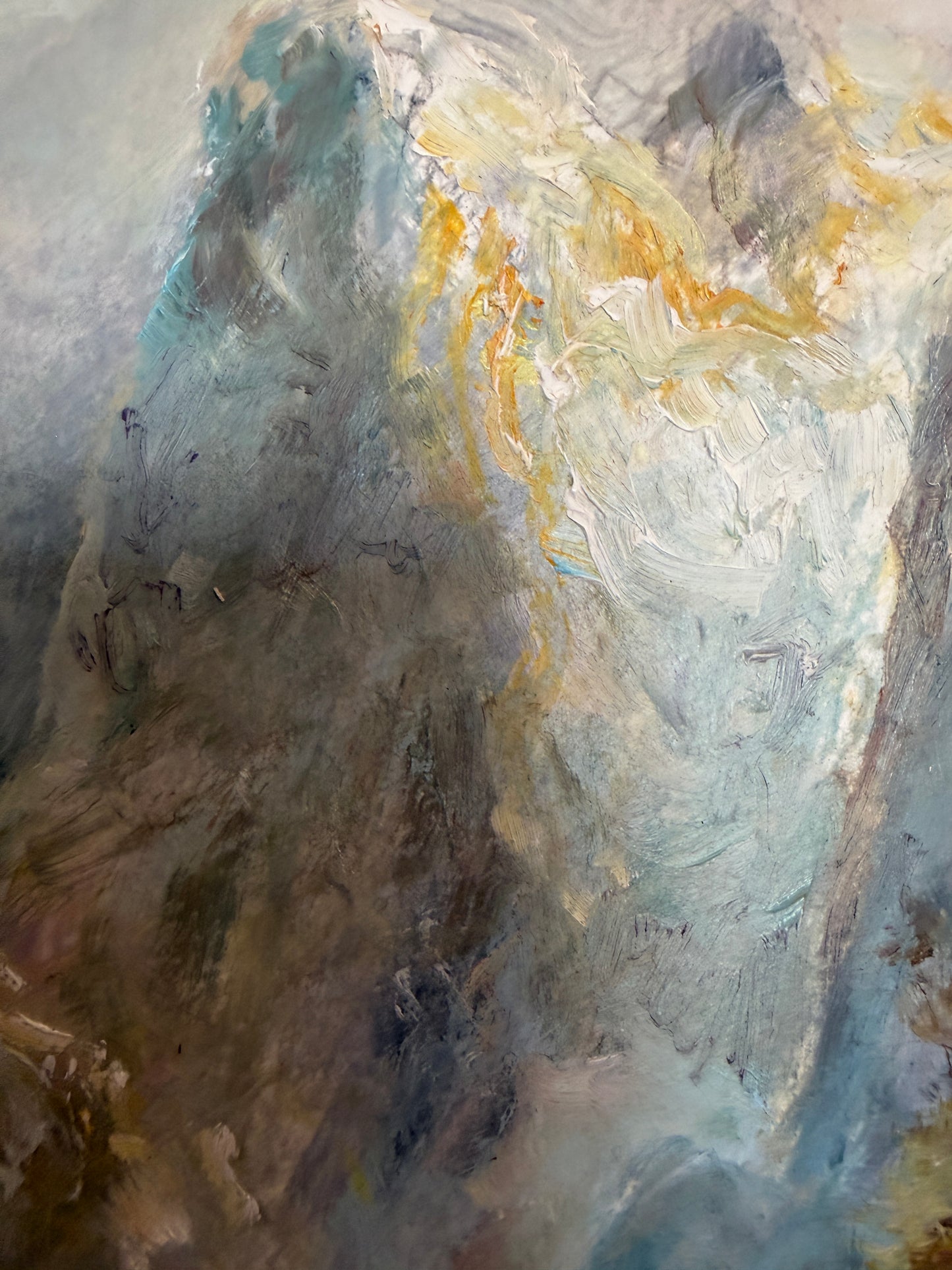 Landscape by Andrey Matvieiev (b. 1988) Original Oil Painting on board, Framed