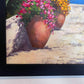 Italian Artist Moriani (20C) Coastal Landscape Oil on canvas painting, Framed