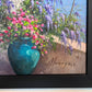 Italian Artist Moriani (20C) Coastal Landscape Oil on canvas painting, Framed