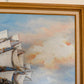 Ambrose Original Oil Painting Tall Ship at Sea Maritime Nautical Ocean Seascape