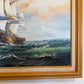 Ambrose Original Oil Painting Tall Ship at Sea Maritime Nautical Ocean Seascape