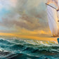 Preston Willis - Original Marine Oil Painting Tall Ship Nautical Seascape