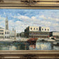 Remington Large oil painting on canvas cityscape, Italy Venice, Piazza San Marco