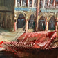 Remington Large oil painting on canvas cityscape, Italy Venice, Piazza San Marco