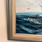 Listed Artist Hewett Jackson Original Oil Painting | Tall Ship Seascape | Framed