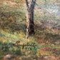 1907 American-Sweden Artist Gustav W. Leufstedt 1867-1909 Antique Landscape Art