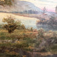 1907 American-Sweden Artist Gustav W. Leufstedt 1867-1909 Antique Landscape Art