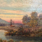 1907 American-Sweden Artist Gustav W. Leufstedt 1867-1909 Antique Landscape Art