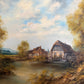 Josef Benda (German b.1937) Large Oil on canvas Painting Landscape Gold Frame