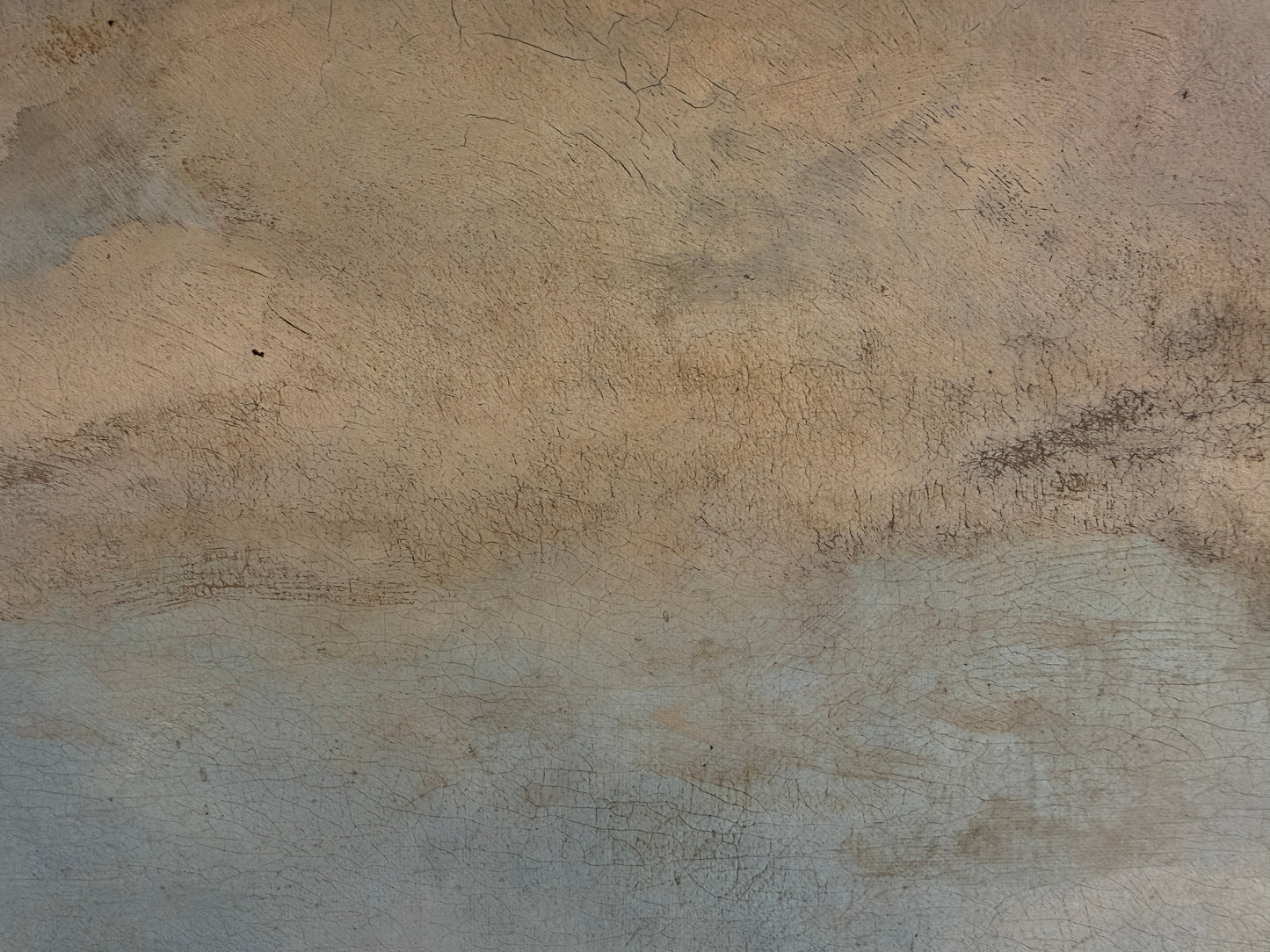 Antique 1893 Large Signed Oil Painting British School Deer Highland Landscape