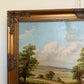Robert Towers (British, 20C) Large Oil Painting English Cottage Landscape Framed