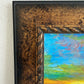 Original Serg Graff Ocean Sunset Acrylic Painting Framed Small Seascape Art