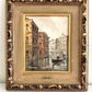 Antonio De Vity(1901-1993) Italian Oil Painting Venice Canal Gondola Cityscape