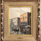 Antonio De Vity (1901-1993) Italian Oil Painting Venice Canal Gondola Cityscape