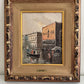 Antonio De Vity (1901-1993) Italian Oil Painting Venice Canal Gondola Cityscape