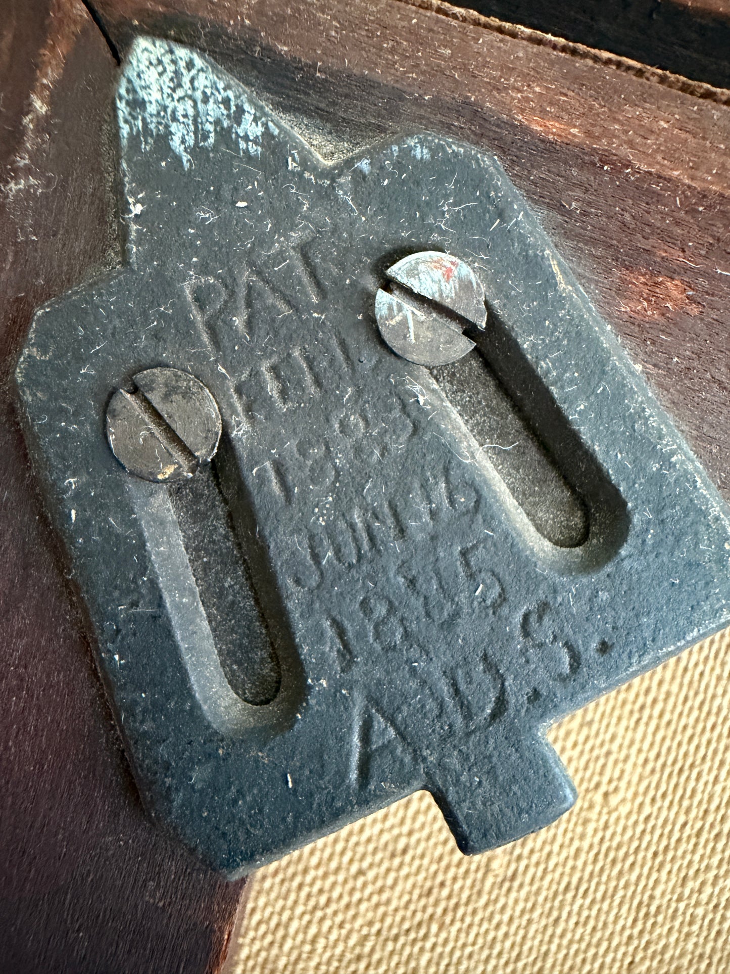 1887 Antique 19 C. American Oil Painting Signed Landscape Shattuck Frame Clamps