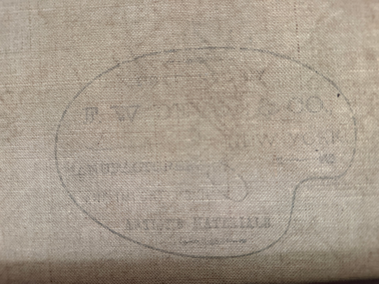 1887 Antique 19 C. American Oil Painting Signed Landscape Shattuck Frame Clamps