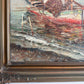 GIUSEPPE GIARDIELLO (Italia 1870-1920) Antique Oil Painting Fishermen Seascape