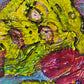 Abstract Painting on Board by Serg Graff "Spongebob and Bikini Bottom", COA