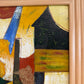 Alena Kalen Modern Geometric Original Abstract Oil Painting Cubist Reverie” COA