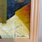 Alena Kalen Modern Geometric Original Abstract Oil Painting Cubist Reverie” COA