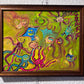 Abstract Painting on Canvas by Serg Graff "Funny Octopuses", COA