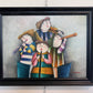 Joyce Roybal Original Painting on Canvas | Musicians | Signed & Framed Artwork