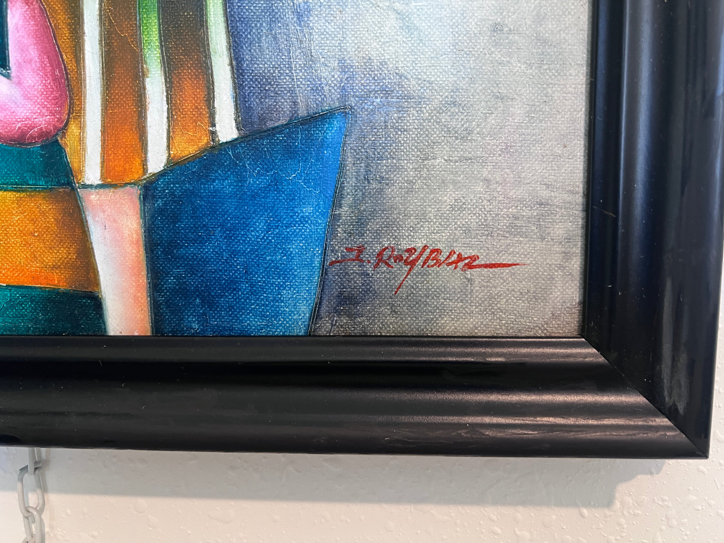 Joyce Roybal Original Painting on Canvas | Musicians | Signed & Framed Artwork