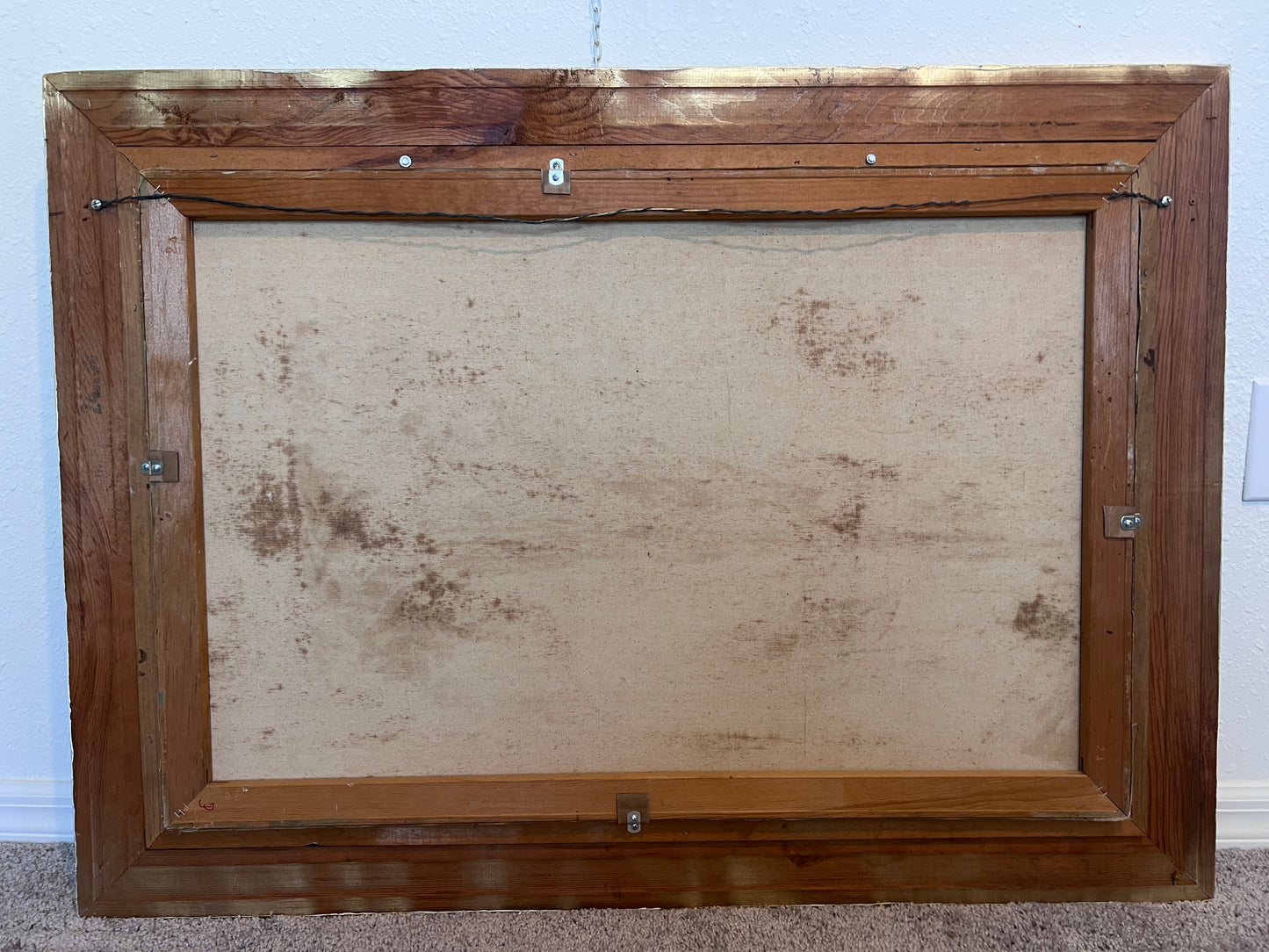 Antoniou Signed Original Oil Painting Seascape, Coastal Scene Framed Vintage Art