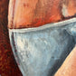 Original Abstract Figure Oil Painting Alena Kalen "Warm Solitude" Framed, COA