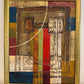 Original Abstract Oil Painting by Alena Kalen "Constructed Silence" Framed, COA