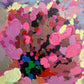 Original Abstract Textured Acrylic Painting on Canvas 47.5"x16", Unframed