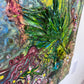 Large Textured Mixed Media Painting by Serg Graff – "Magic Fish" – COA Included