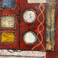 Original Abstract Textured Oil Painting by Alena Kalen "Cipher" Framed, COA