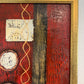 Original Abstract Textured Oil Painting by Alena Kalen "Cipher" Framed, COA