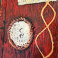 Original Abstract Textured Oil Painting by Alena Kalen "Cipher" Framed, COA