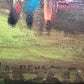Dutch-Style Village Scene Original Oil Painting on Canvas, Signed | Framed Art