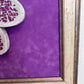 Whimsical Mosaic Flower Wall Art – “LAUGH” 3D Mixed Media on Board, Framed 19x19