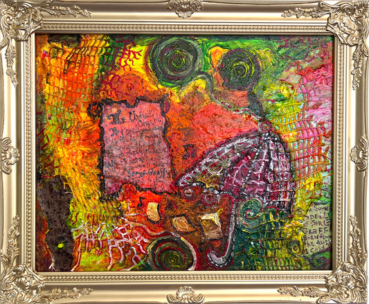 Serg Graff "Dreamland" – Textured Acrylic Mixed Media Original Painting | COA