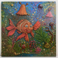 Print on Canvas “Magic Fish” by Serg Graff – 19.5" x 19.5", Limited Edition, COA