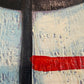 Alena Kalen Modern Geometric Original Abstract Oil Painting "Inner Smile” COA