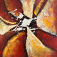 Original Abstract Oil Painting “Radiant Core” by Alena Kalen Framed Modern Art
